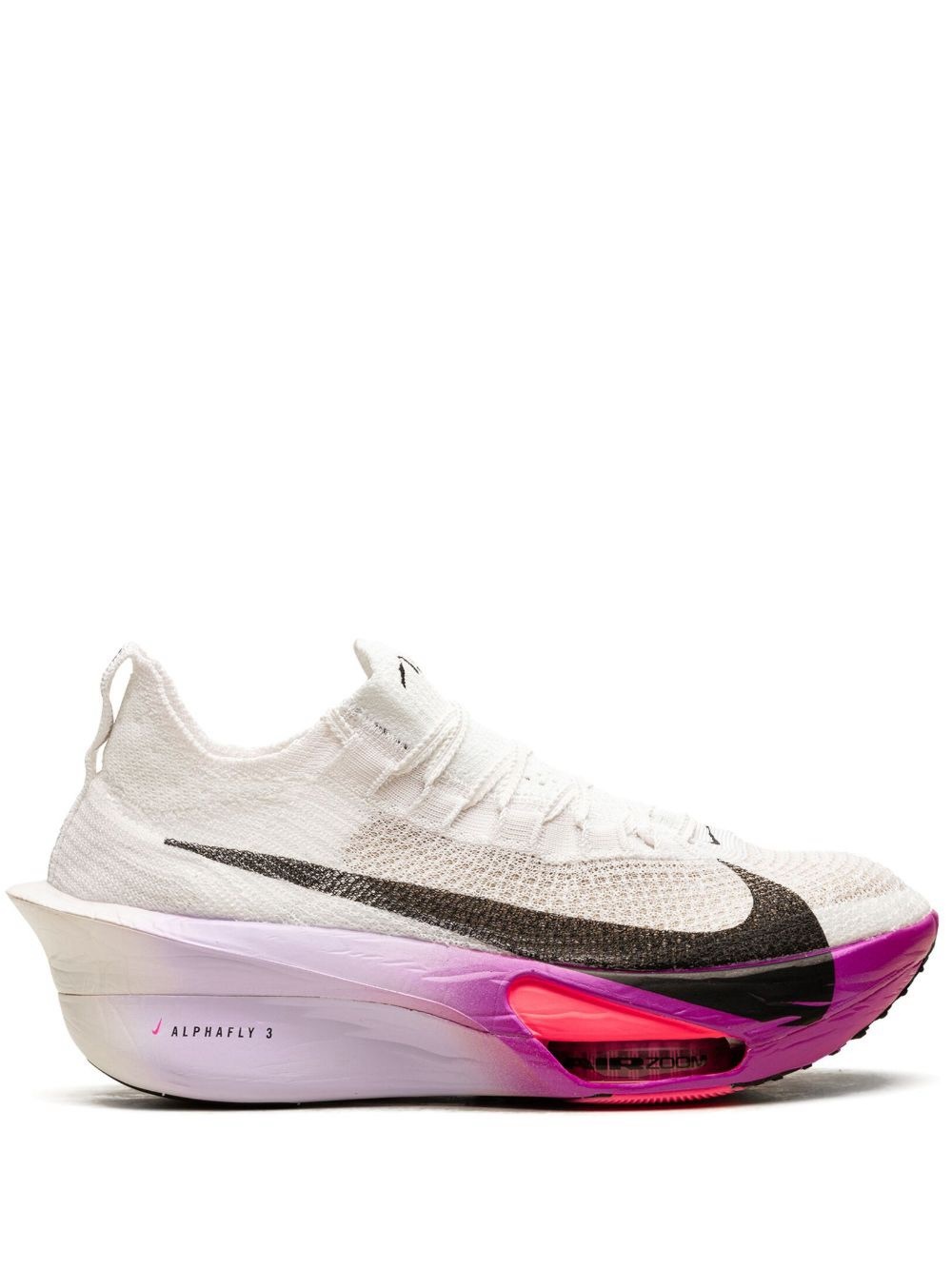 Nike Women’s White Black Pink Gradient Alphafly 3 Running Shoe